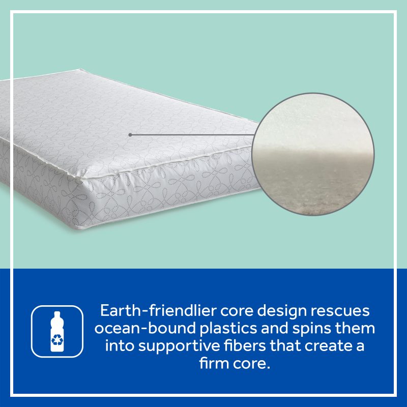 Sealy Airial All-2-Fresh 2-Stage Crib Mattress earth-friendlier design