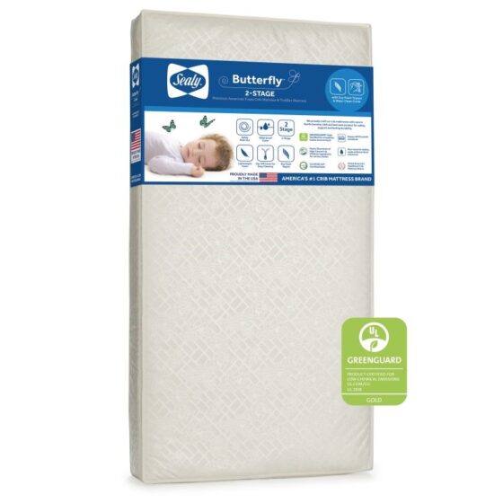 Sealy soybean natural dream crib mattress online