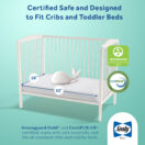 Sealy Butterfly 2-Stage Crib Mattress certified safe and designed to fit cribs and toddler beds Thumbnail
