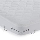 Sealy Waterproof Protection Mini Crib Mattress Pad - White Image 5 Thumbnail