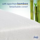 Sealy Cozy Brilliance 2-Stage Crib Mattress - White Image 3 Thumbnail