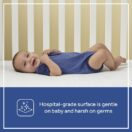 Sealy Orion Antibacterial 2-Stage Crib Mattress is hospital-grade surface Thumbnail