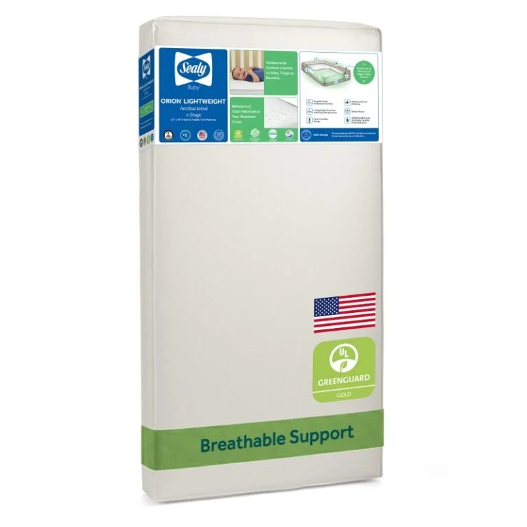 Sealy Orion Antibacterial 2-Stage Crib Mattress