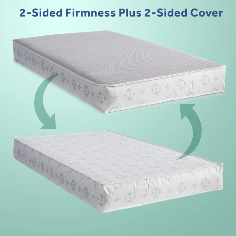 Sealy Airy Night Diamond Breathable 2-Stage Crib Mattress 2-sided firmness for infants & toddlers