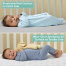 Sealy Airy Night Diamond Breathable 2-Stage Crib Mattress dual stage crib mattress Thumbnail