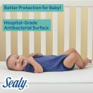 Sealy Antibacterial Mini Crib Mattress - Beige Image 6 Thumbnail