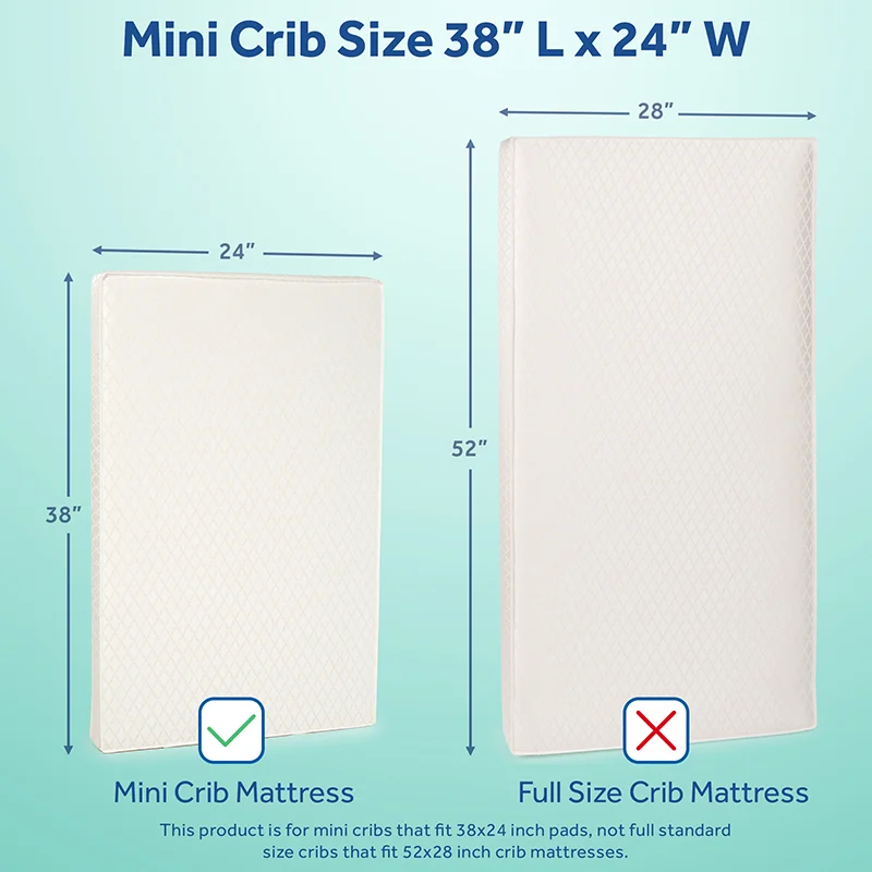 crib mattress size comparison