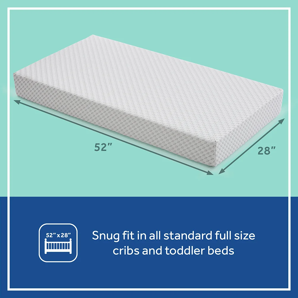 mattress dimensions for crib