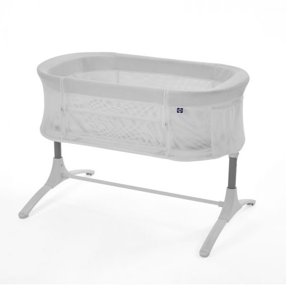 Gray and white bassinet best sale