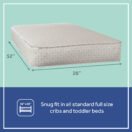 Sealy Baby Ultra Classic Antibacterial 2-Stage Crib Mattress - brown Image 2 Thumbnail