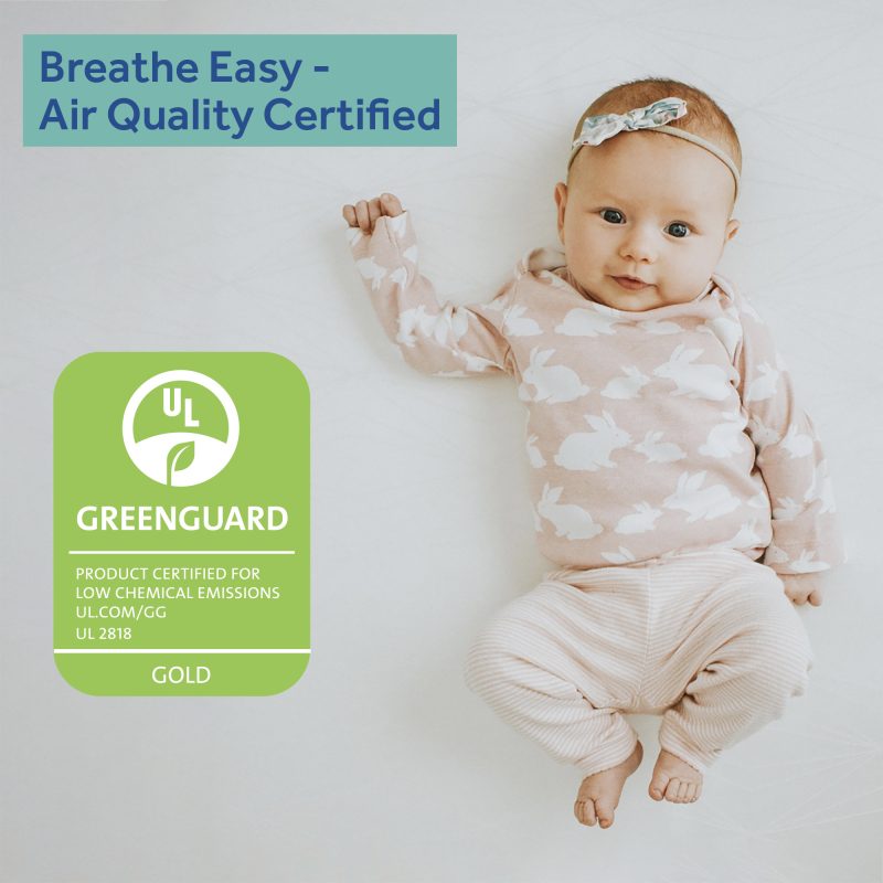 Sealy Omni-Breathe Crib Mattress - Pink Diamonds Image 10