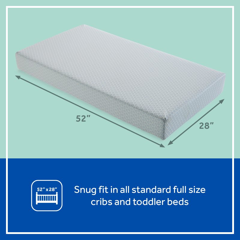 Snug fit in cribs and toddler beds