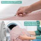 Sealy Omni-Breathe Crib Mattress - Pink Diamonds Image 9 Thumbnail