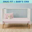 Sealy Omni-Breathe Crib Mattress - Pink Diamonds Image 5 Thumbnail