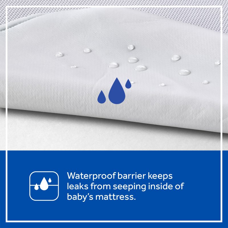 Sealy DuoBreathe 2-Stage Breathable Mesh Crib Mattress waterproof barrier