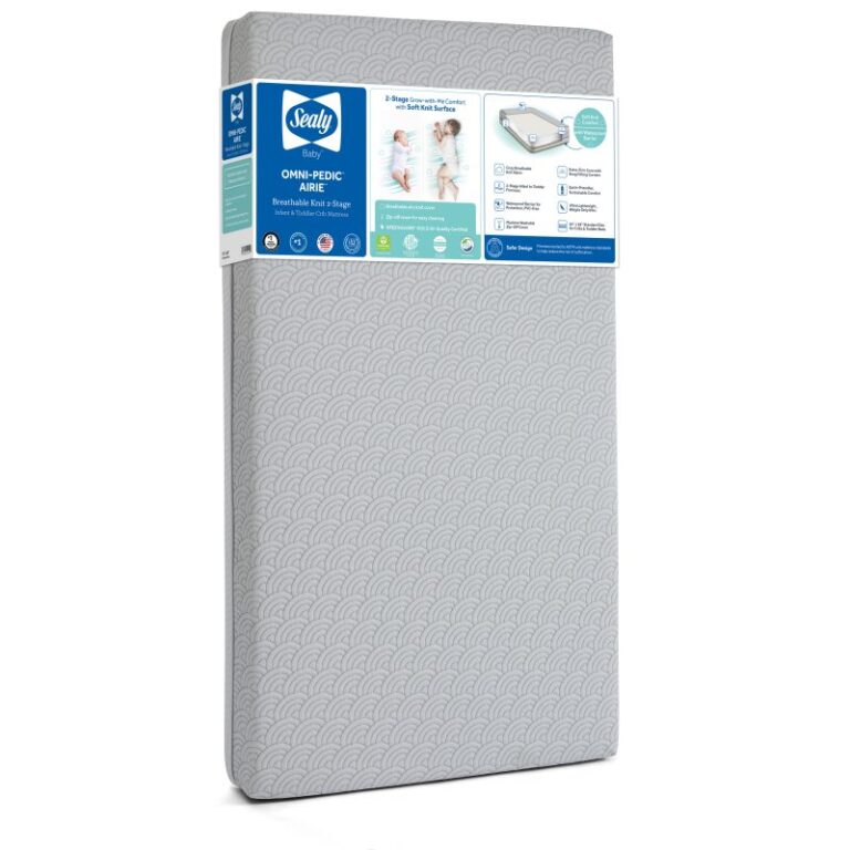 Sealy OmniPedic® Airie™ 2-Stage Breathable Crib Mattress