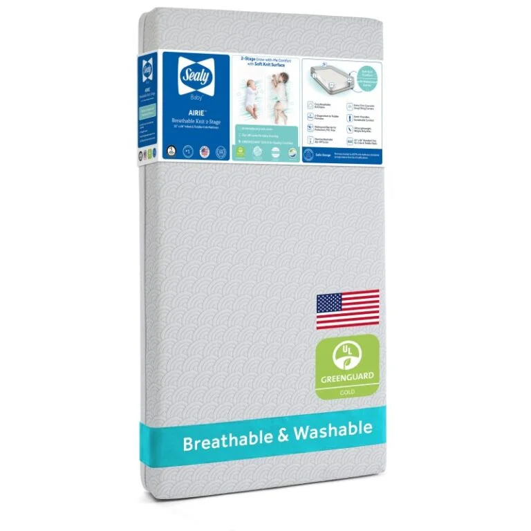 Sealy Airie 2-Stage Breathable Crib Mattress 