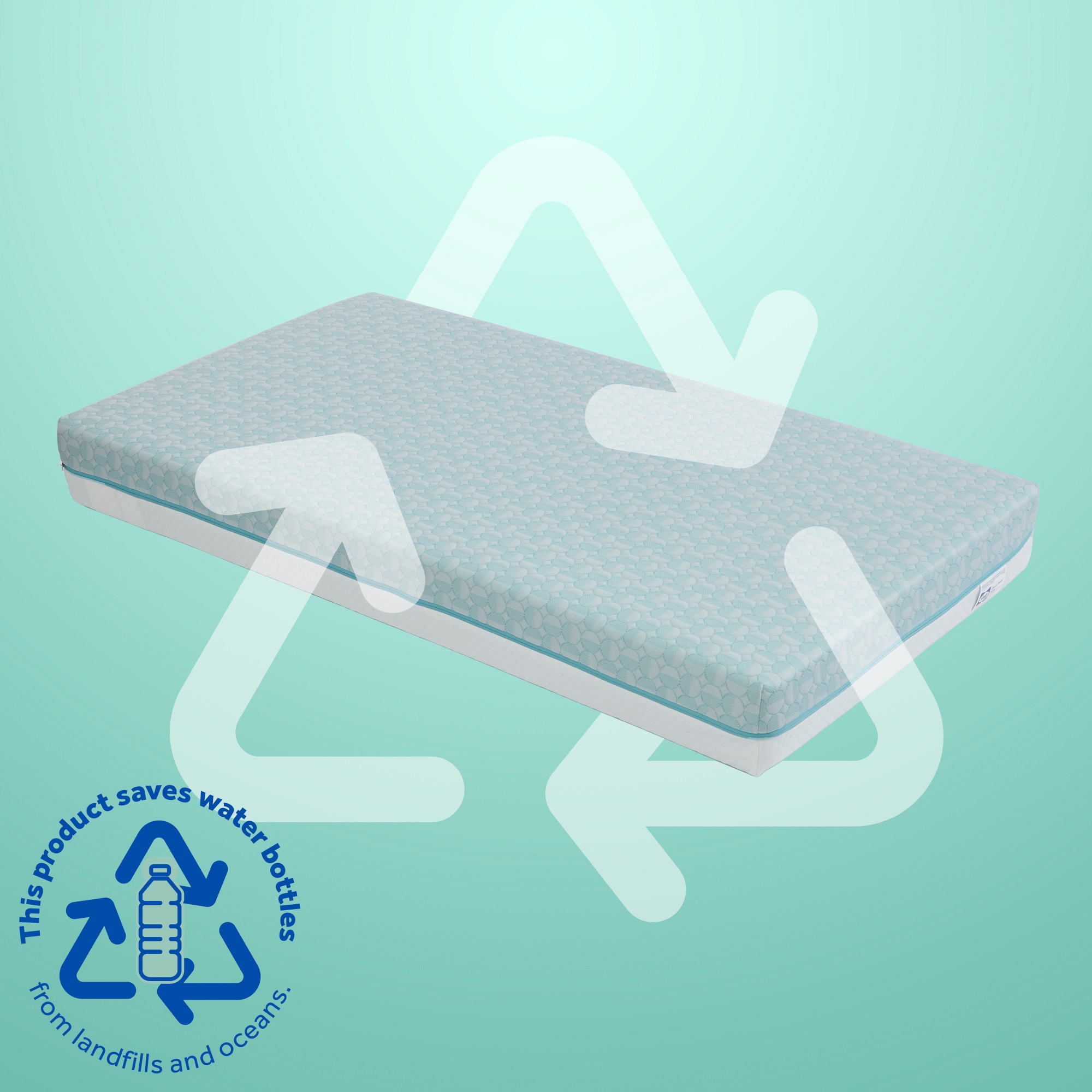 Sealy Airie™ 2-Stage Breathable Crib Mattress recycled sustainable design for crib mattress