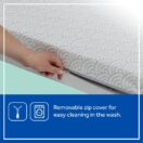 Sealy Airie™ 2-Stage Breathable Crib Mattress zip off cover washable Thumbnail