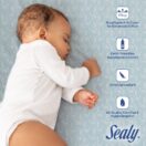 sleeping baby on breathable mattress for crib Thumbnail