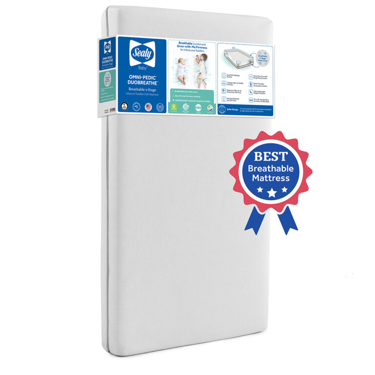 Sealy OmniPedic DuoBreathe 2-Stage Breathable Mesh Crib Mattress