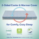 Sealy 2Cool Breathable & Cooling Crib Mattress 2-sided cooler and warmer cover Thumbnail