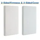 Sealy Cozy Dreams Premier Crib Mattress 2-sided firmness 2-sided cover firmer infant cozier toddler breathable mesh cooling quilted Thumbnail