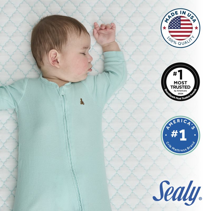 Sealy Baby made in USA warranty workmanship materials American-made manufacturing Cozy Dreams Premier
