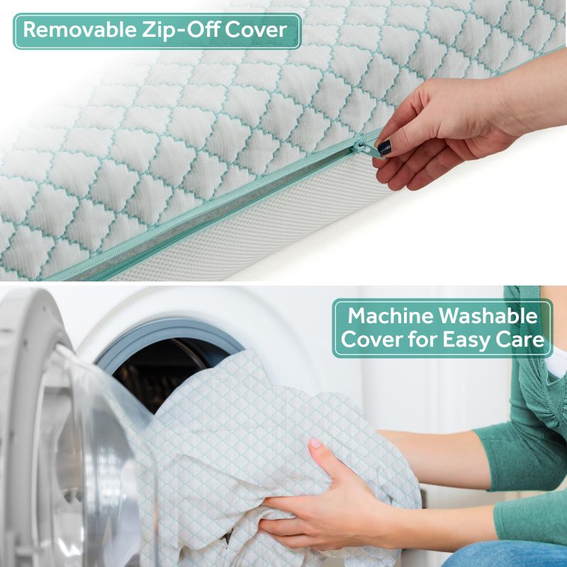 Sealy Cozy Dreams Premier Crib Mattress machine washable zip-off cover easy ongoing cleanliness reversible