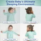 Sealy Cozy Dreams Premier Crib Mattress ultimate sleeping environment baby reversible cover 2-stage firmness certifications quad panel Thumbnail