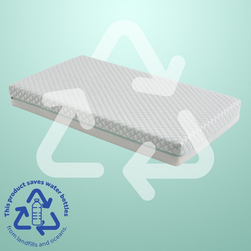 Sealy Cozy Dreams Premier Crib Mattress recycled sustainable materials extra-firm core no polyurethane latex memory foam no coils
