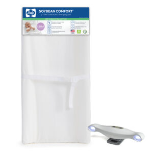 Sealy Soybean Comfort Changing Pad with Diaper Changing Pad Light