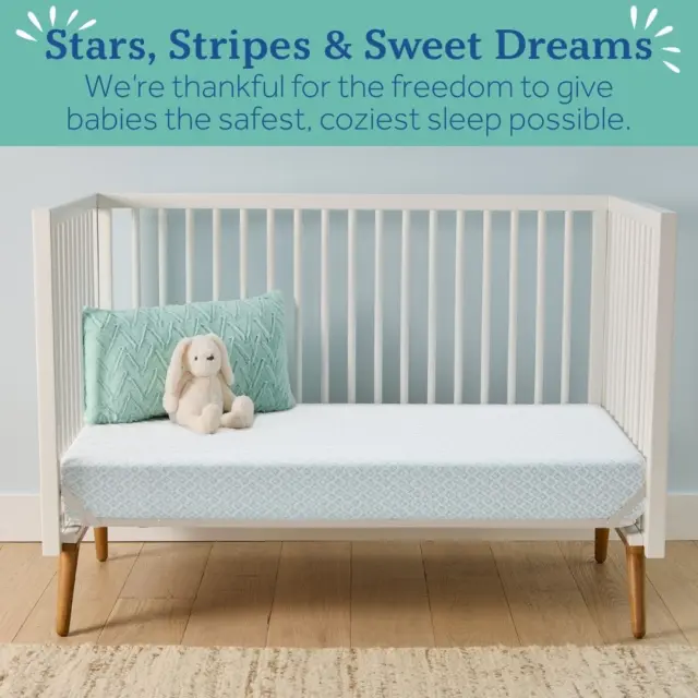 Happy 4th of July! While the fireworks sparkle outside, your little one can rest easy on a Sealy Baby crib mattress: designed for comfort, support, and peace of mind all night long.⁠
⁠
Here’s to safe sleep, soft snuggles, and celebrating the freedom to dream big. ❤️🤍💙⁠
⁠
#SealyBaby #SafeSleep #4thofJuly #StarsStripesAndSweetDreams