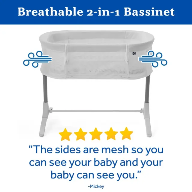 𝗦𝗮𝘃𝗲 𝟮𝟵% 𝗼𝗻 𝘁𝗵𝗲 𝗦𝗲𝗮𝗹𝘆 𝗔𝗶𝗿𝘆 𝗗𝗿𝗲𝗮𝗺𝘀 𝗕𝗿𝗲𝗮𝘁𝗵𝗮𝗯𝗹𝗲 𝟮-𝗶𝗻-𝟭 𝗕𝗮𝗯𝘆 𝗕𝗮𝘀𝘀𝗶𝗻𝗲𝘁 𝗮𝗻𝗱 𝗕𝗲𝗱𝘀𝗶𝗱𝗲 𝗦𝗹𝗲𝗲𝗽𝗲𝗿! 🌙✨ ⁠
⁠
Keep your little one cozy and secure while allowing yourself the convenience of checking in without leaving your bed. With its airy mesh design, your baby stays comfortable, and you stay connected! 🍼💤 ⁠
⁠
#BabyEssentials #SealyBaby #AmazonPrime #Bassinet #BesideSleeper #BreathableBassinets #SleepSafe