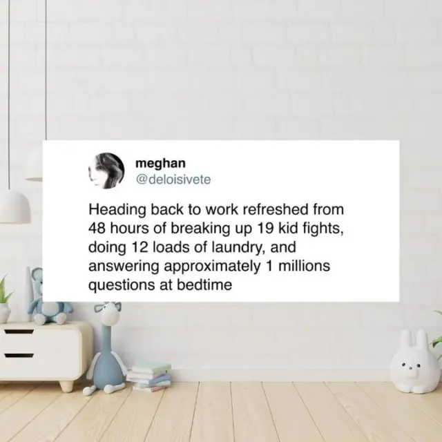 Weekends have a whole new vibe as a parent!⁠
⁠
Tweet credit: deloisivete ⁠
⁠
#SealyBaby #MomsSupportingMoms #MomLife #NewMomLife #MomTruths #BabyLove #ParentingJourney #InstaMom #RealMotherhood #MomCommunity