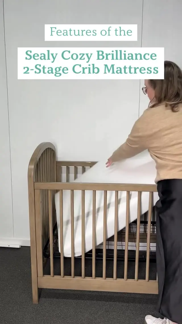 Gentle on your baby, gentle on the planet 🌱💤 The Sealy Cozy Brilliance 2-Stage Crib Mattress features sustainable fibers and a silky-soft bamboo cover for dreamy, safe sleep.
 
#SealyBaby #cribmattress #cribpad #nursery #nurserymusthave #baby #toddler #newborn #mom #dad #babymusthave #safesleep #sleep #babysleep #nurserymusthaves #musthaves #nurseryessential